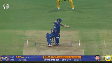 IPL 2025 M30: LSG vs CSK - Rishabh Pant Six