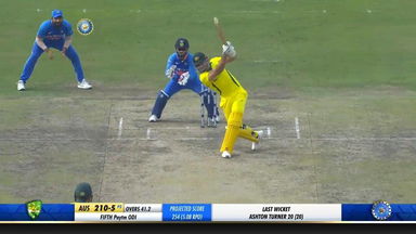 IND vs AUS 2019, 5th ODI: Marcus Stoinis Six