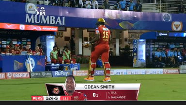 M16: PBKS vs GT – Odean Smith Wicket