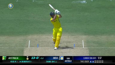 IND vs AUS 2023, 3RD ODI: Mitchell Marsh Six
