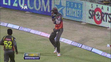 M74: RR vs SRH – Shane Watson Wicket