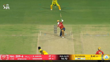 IPL 2025 M22: PBKS vs CSK - Marco Jansen Six