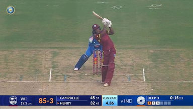 IND-W vs WI-W 2024, 3rd ODI: Chinelle Henry Six
