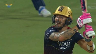 M43: LSG vs RCB – Faf Du Plessis Six
