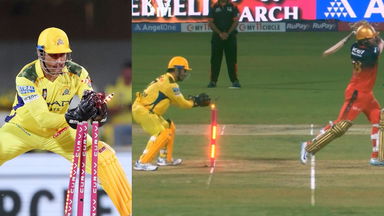MS Dhoni does it again: 2 moments of magic, 2 ultra fast stumpings
