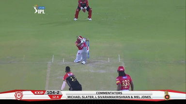 M28: KXIP vs RCB – Sarfaraz Khan Six