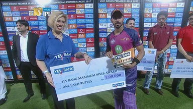 M52: DD vs RPS – YES Bank Maximum Sixes – Manoj Tiwary