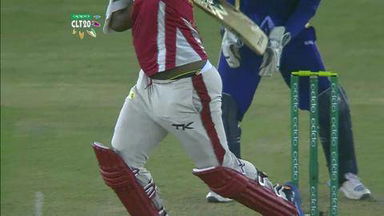 M5: KXIP vs BT –  Thisara Perera Wicket