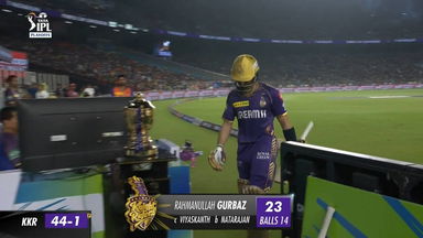 Q1: KKR vs SRH – Rahmanullah Gurbaz Wicket