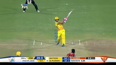 M33: SRH vs CSK – Faf du Plessis Six