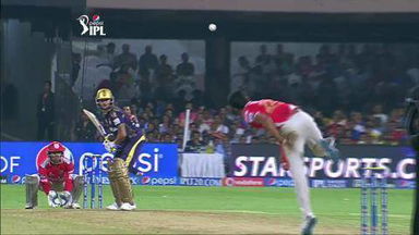 M60: KKR vs KXIP – Manish Pandey Six