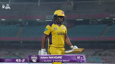 Wicket: Match 8, Mumbai Indians vs UP Warriorz, WPL 2026: Kiran Navgire Wicket