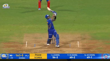 IPL 2025 M63: MI vs DC - Suryakumar Yadav Six