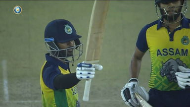 SMAT 2023 QF 2: Sumit Ghadigaonkar shines with a match-winning 75 off 50