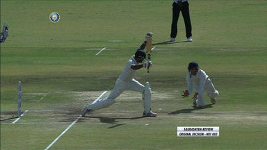 DRS comes to Saurashtra's aid after Vishvarajsinh Jadeja's fine grab