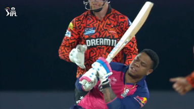 IPL 2025 M02: SRH vs RR - Shimron Hetmyer Six
