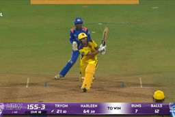 Six: Match 8, Mumbai Indians vs UP Warriorz, WPL 2026: Chloe Tryon Six