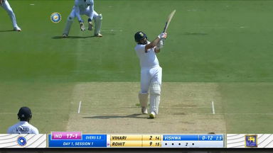 IND vs SL 2022, 2nd Test, Day 1: Rohit Sharma Six
