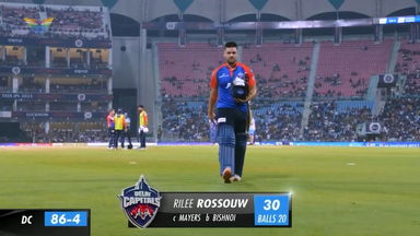 M03: LSG vs DC – Rilee Rossouw Wicket