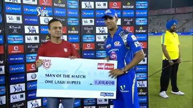 M35: KXIP vs MI – Man of the Match – Lendl Simmons