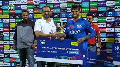 M54: MI vs RCB – TIAGO.ev Electric Striker of the Match – Suryakumar Yadav