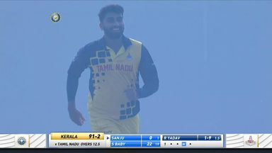 Syed Mushtaq Ali Trophy 2021-22 QF1, Tamil Nadu vs Kerala: Fall of wickets