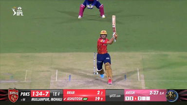 M27: PBKS vs RR – Ashutosh Sharma Six