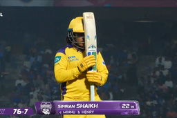 Wicket: Match 20, Delhi Capitals vs UP Warriorz, WPL 2026: Simran Shaikh Wicket