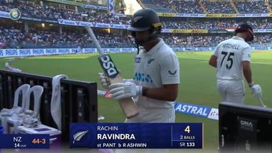 IND vs NZ 2024, 3rd Test: Rachin Ravindra Wicket