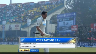 IND vs NZ 2021, 1st Test, Day 3: Ross Taylor Wicket