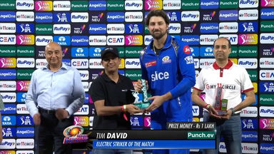 M48: LSG vs MI – Punch.ev Electric Striker of the Match – Tim David