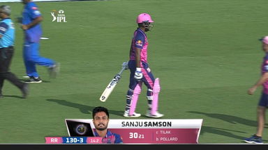 M09: MI vs RR – Sanju Samson Wicket