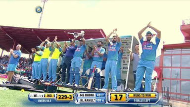 1ST T20I: IND vs WI – Lokesh Rahul Six