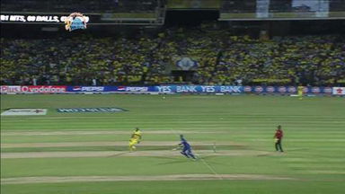 M30: CSK vs RR – Shane Watson Wicket