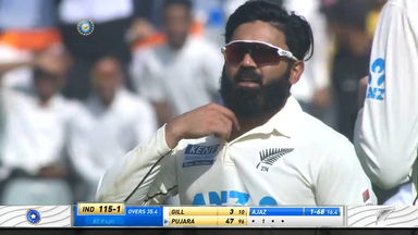 IND vs NZ 2021, 2nd Test: IND 2nd Innings Fall of Wickets