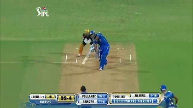 M51: MI vs KKR – Kieron Pollard Six