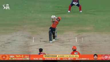 IPL 2026 M49: SRH vs PBKS - Ishan Kishan Six
