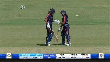 Disha Kasat's valiant 52 (90) vs Andhra