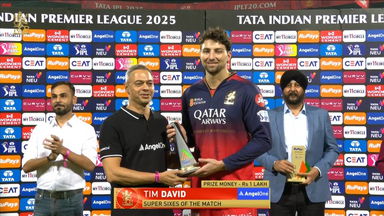 IPL 2025 M34: RCB vs PBKS - Angel One Super Sixes of the Match - Tim David