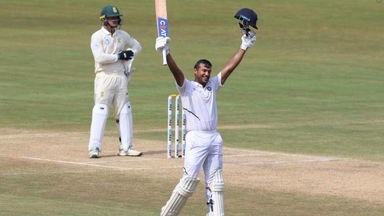 Mayank Agarwal's mammoth maiden double century