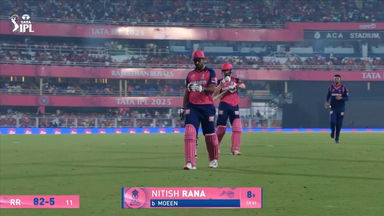 IPL 2025 M06: RR vs KKR - Nitish Rana Wicket
