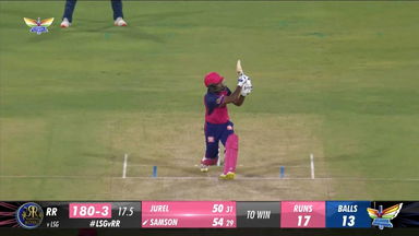 M44: LSG vs RR – Sanju Samson Six