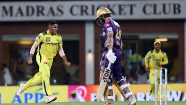 First ball, first wicket: Tushar strikes early to dismiss Salt