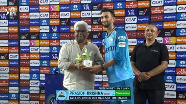 IPL 2025 M67: GT vs CSK - TATA IPL Green Dot Balls of the Match - Prasidh Krishna