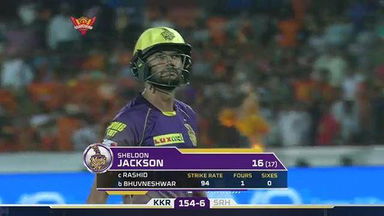 M37: SRH vs KKR – Sheldon Jackson Wicket