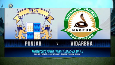 Ranji Trophy  2022/23, Punjab vs Vidarbha  Day 2: Match Highlights