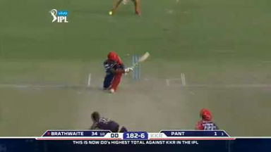 M26: DD vs KKR – Brathwaite blitzkrieg