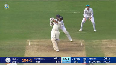 IND vs ENG 2024, 1ST Test: Yashasvi Jaiswal Six