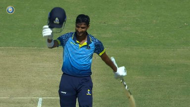 Vijay Hazare Trophy 2023 QF1: Super Ton: Shahbaz Ahmed leads Bengal's fight with 100(118)
