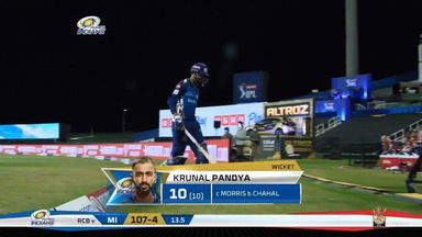 M48: MI vs RCB – Krunal Pandya Wicket